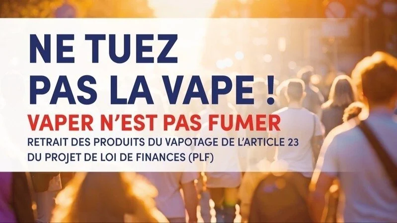 « Article 23 » du Projet de loi de finances pour 2026 : un tournant pour la vape française ?